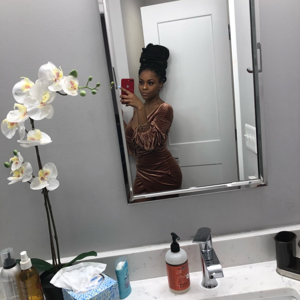 Velour Dress